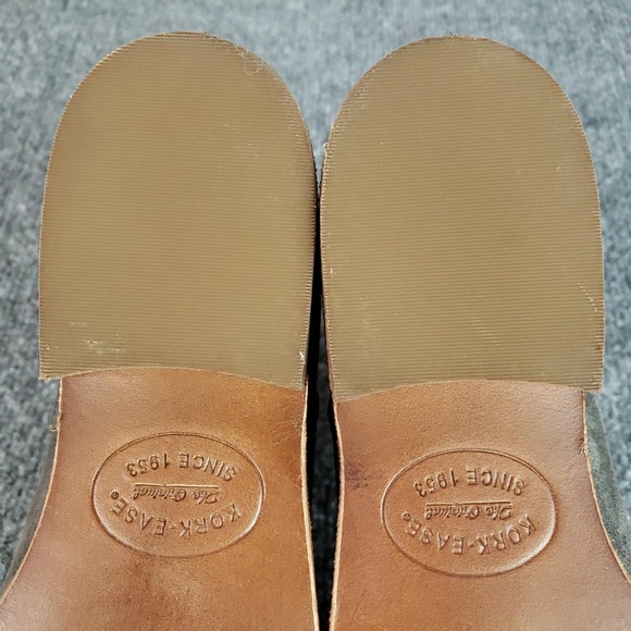 Kork-Ease Boots Womens Size 8.5 Gray Suede Leather Ankle Booties Zipper - Picture 10 of 14